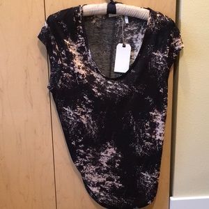NWT Leith cropped back t-shirt